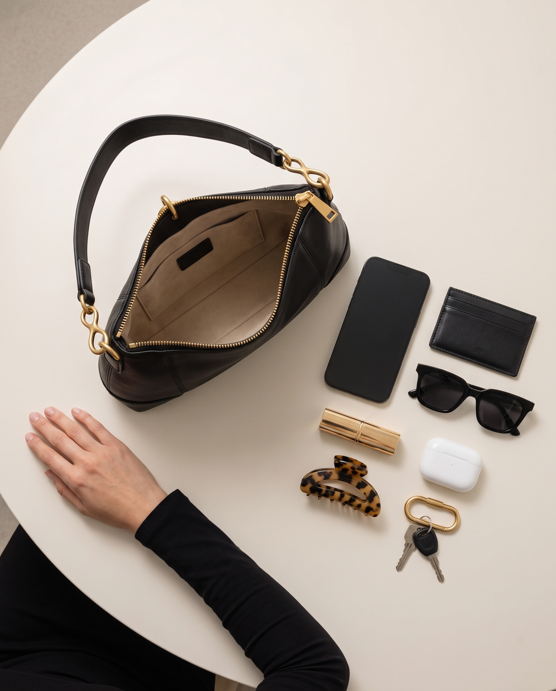 Bar Flap Shoulder Bag