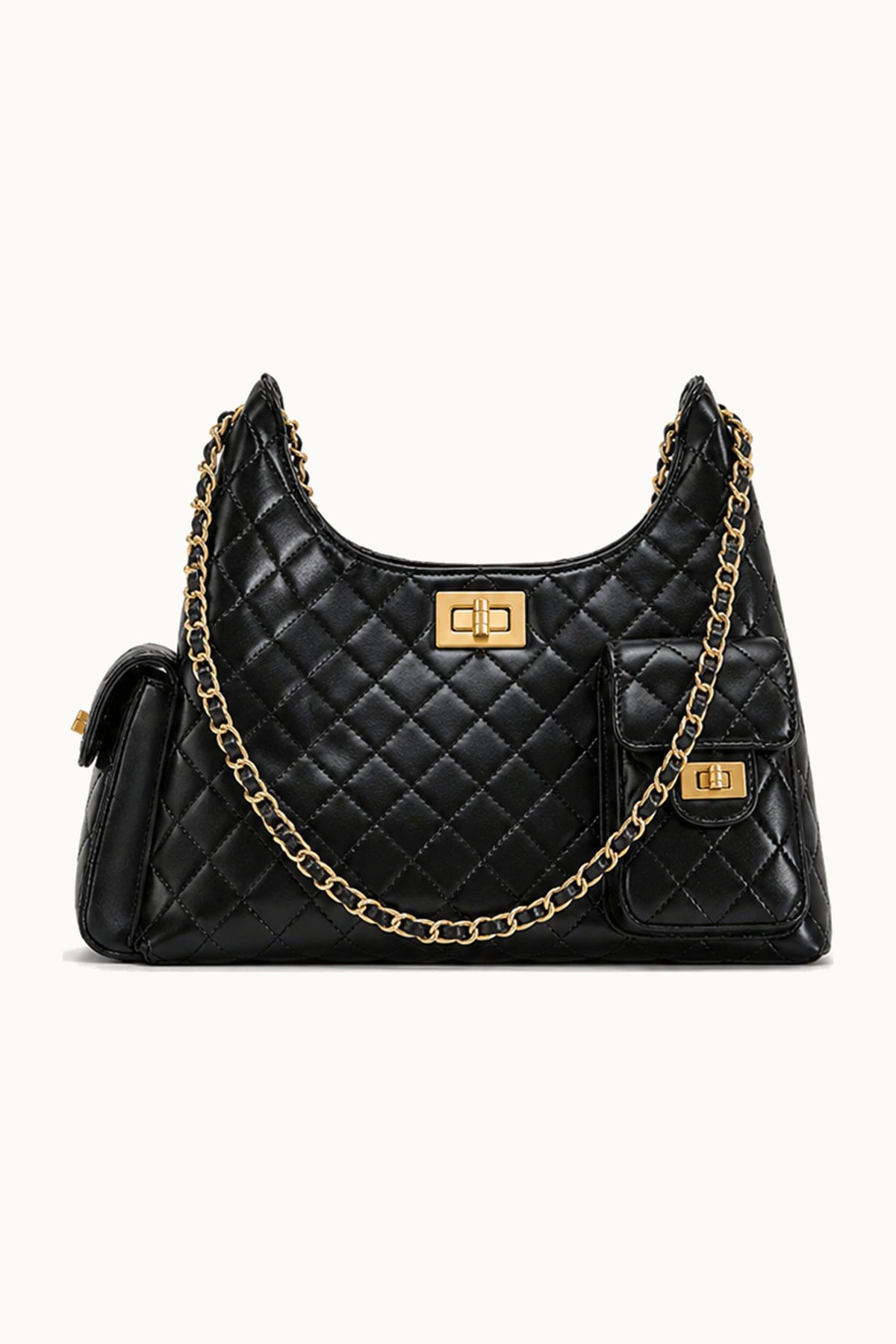 Nuit Quilted Shoulder Bag
