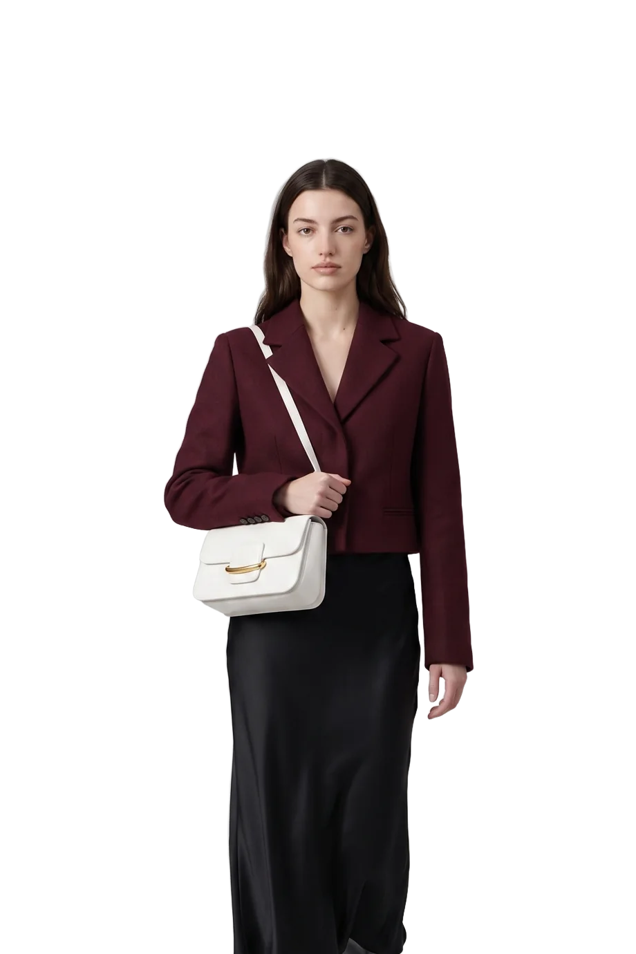 Bar Flap Shoulder Bag
