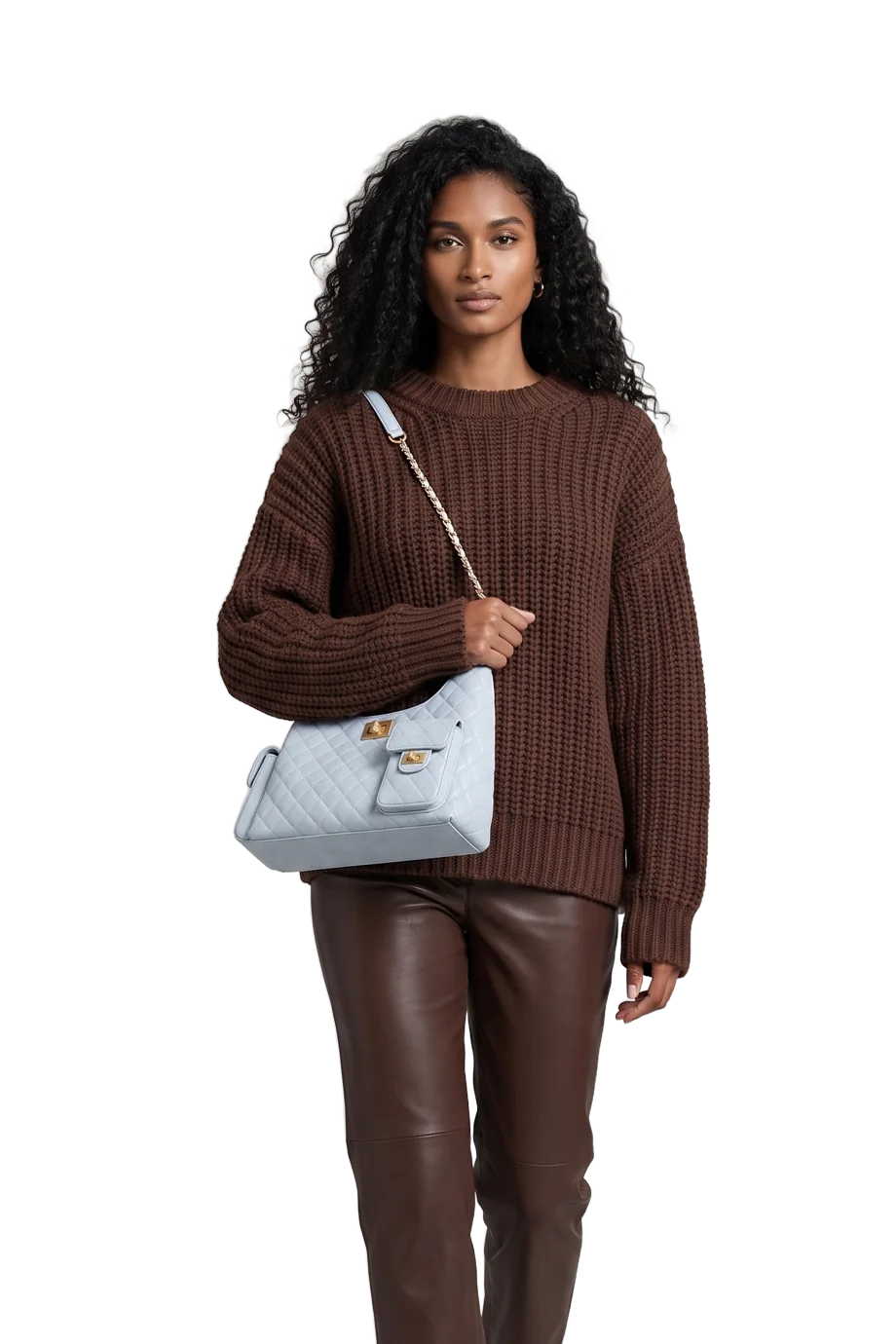 Nuit Quilted Shoulder Bag
